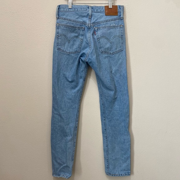 Levi’s button fly distressed jeans - Picture 4 of 7